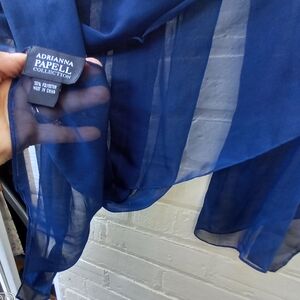 Adrianna Papell Wrap Scarf Sheer